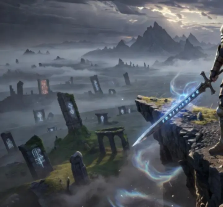 Cinematic depiction of the Ace hero silhouetted against a dark fantasy skyline.
